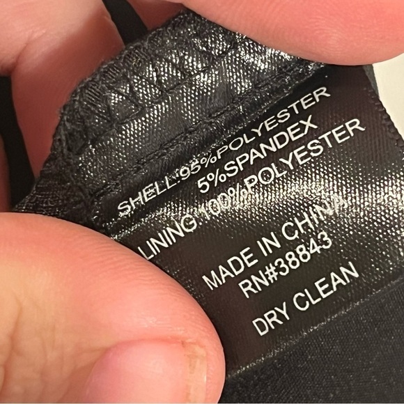 NEW Feather Trim Strapless Minidress Sam Edelman black size 10 - Picture 7 of 13